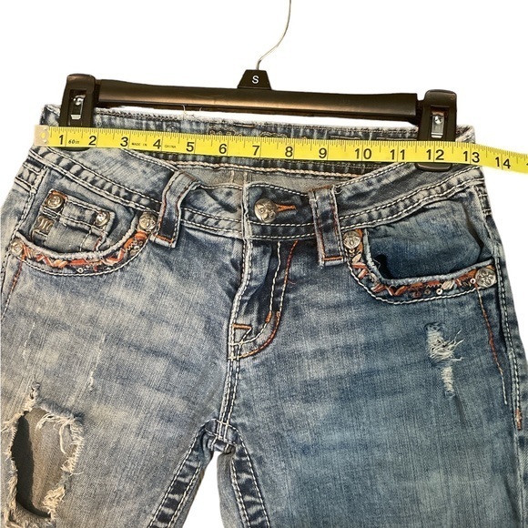 Miss Me distressed‎ boot  cut jeans size 25 - Picture 8 of 9